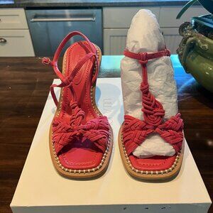 Ulla Johnson Penina Macrame Braided High Heel